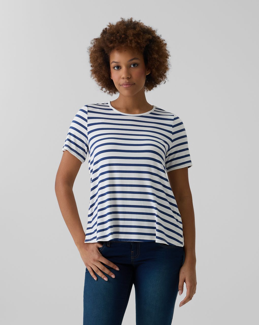 T-shirt allattamento rigata