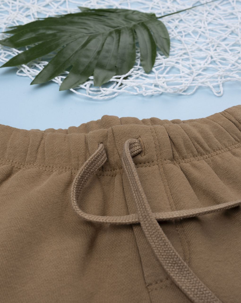 Pantalone bimbo marrone patch animali