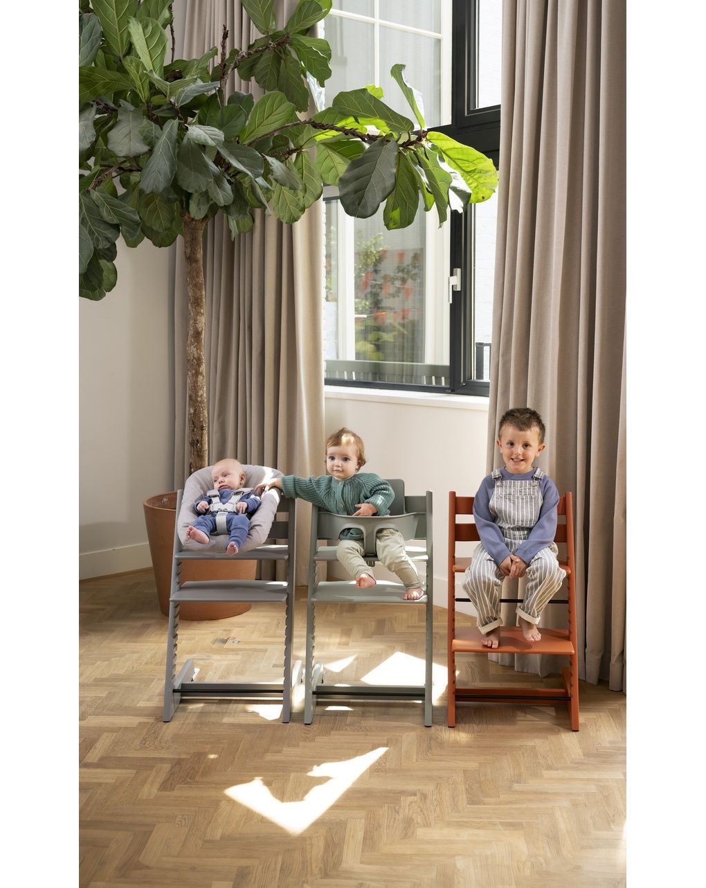 Tripp trapp® baby set² - storm grey - stokke