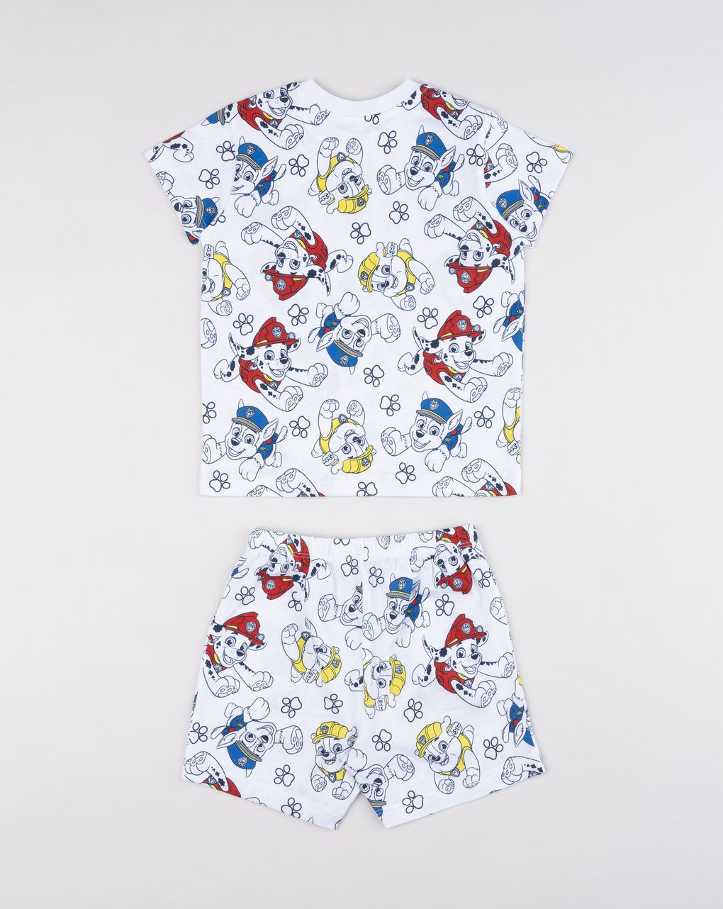 Pigiama corto bimbo bianco paw patrol