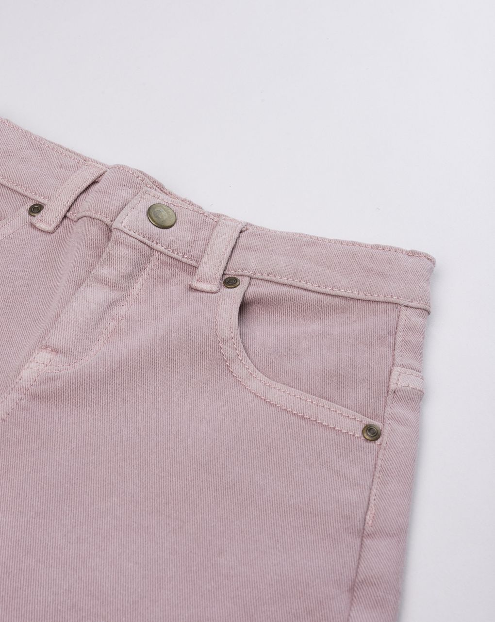 Pantalone bimba denim rosa