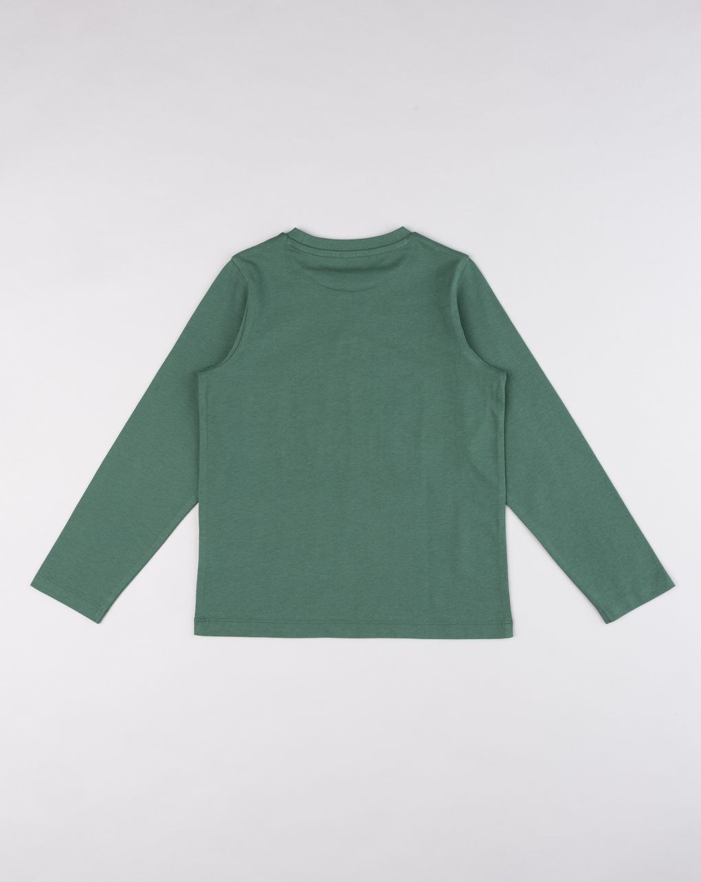 T-shirt bambino verde stampata