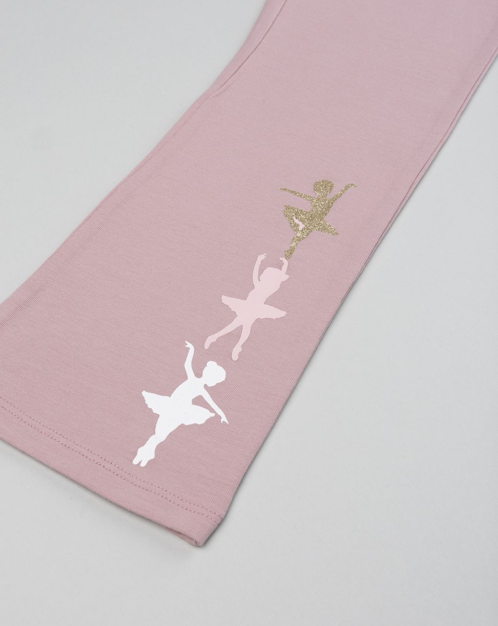 Legging a zampa bimba rosa