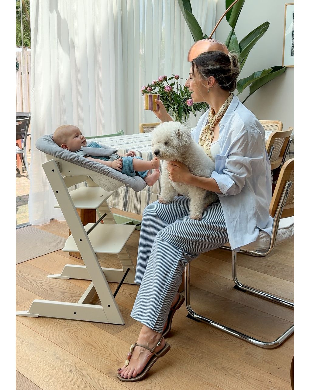 Sedia tripp trapp®  faggio - prodotto personalizzabile - vanilla white - stokke®