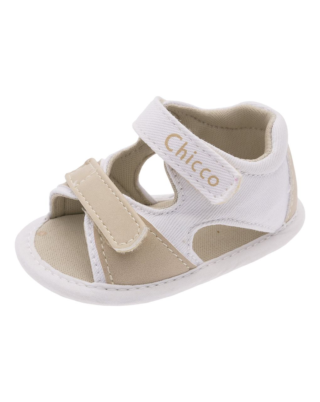 Sandalo neimos chicco bimbo beige/bianco