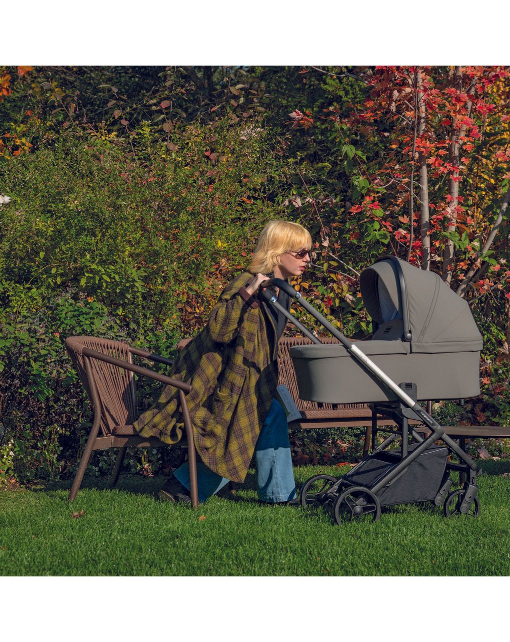 Trio tictoc + seggiolino rek black+ adattatore -  desert - foppapedretti