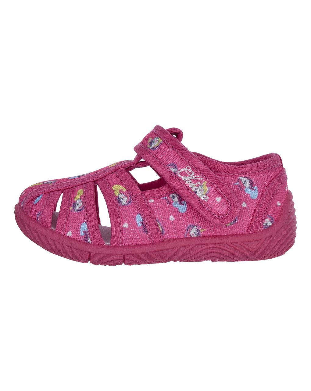 Pantofole fucsia bimba casa e asilo con strappo - chicco