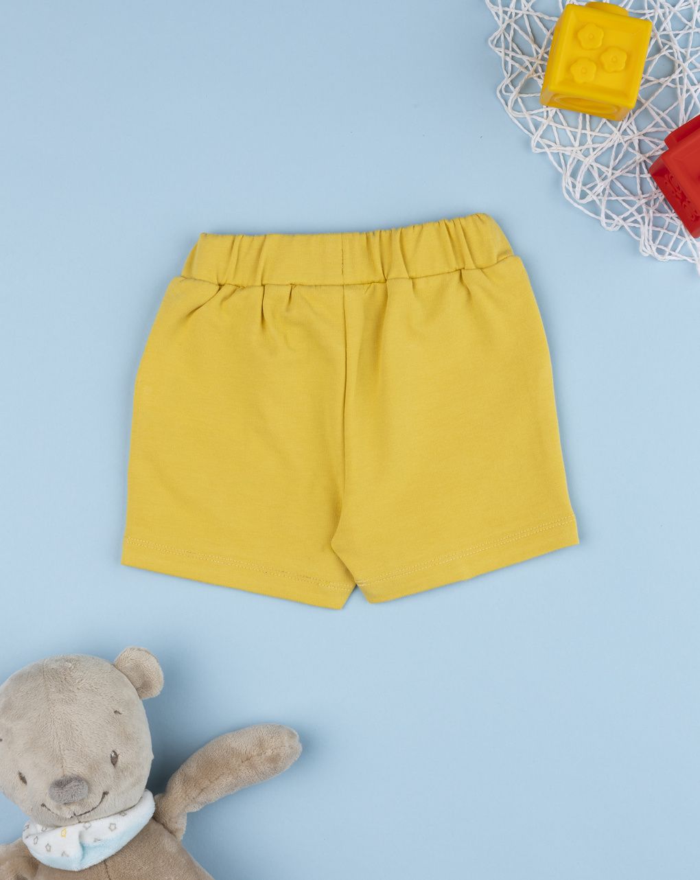 Shorts bimbo gialli winnie the pooh