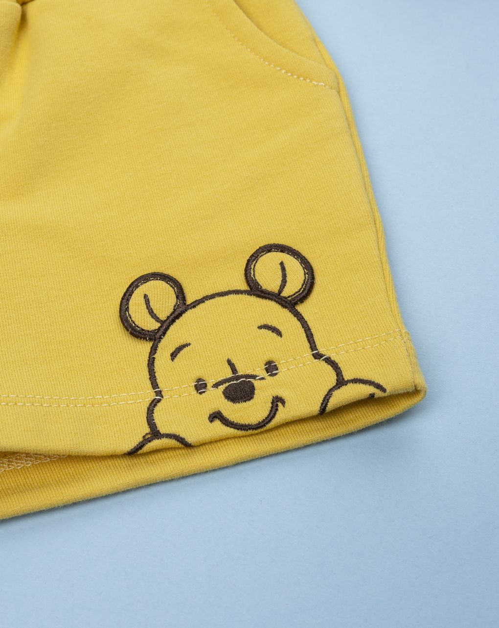 Shorts bimbo gialli winnie the pooh