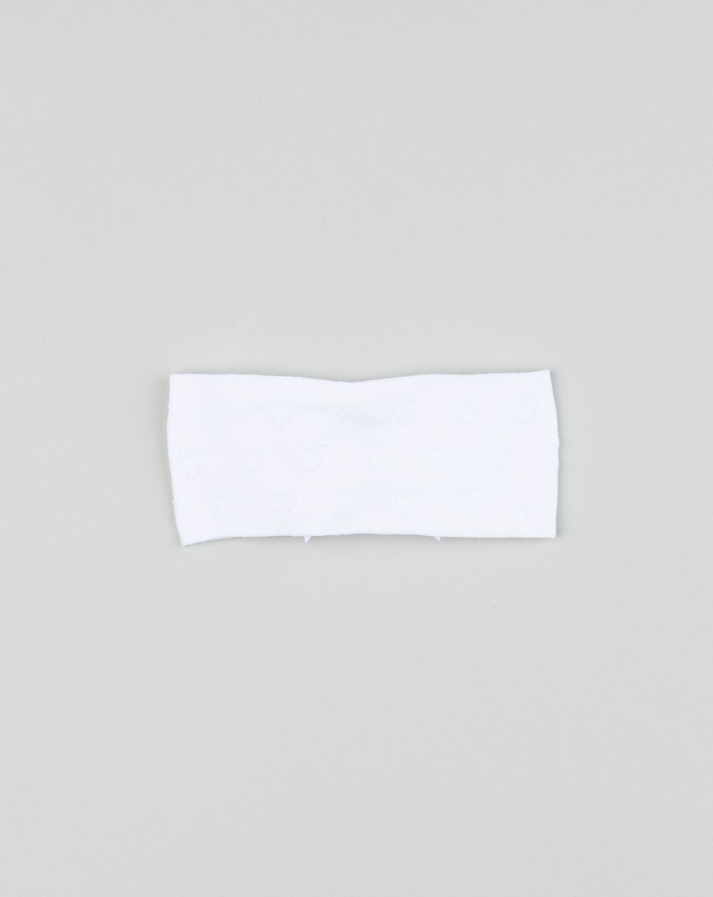 Fascia capelli neonata bianca con fiocco