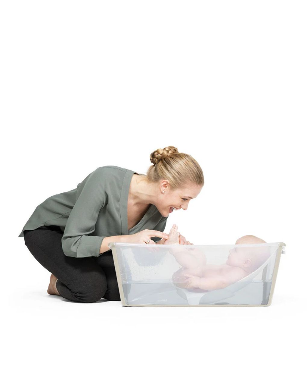 Vaschetta pieghevole flexi bath® - sandy beige - stokke®