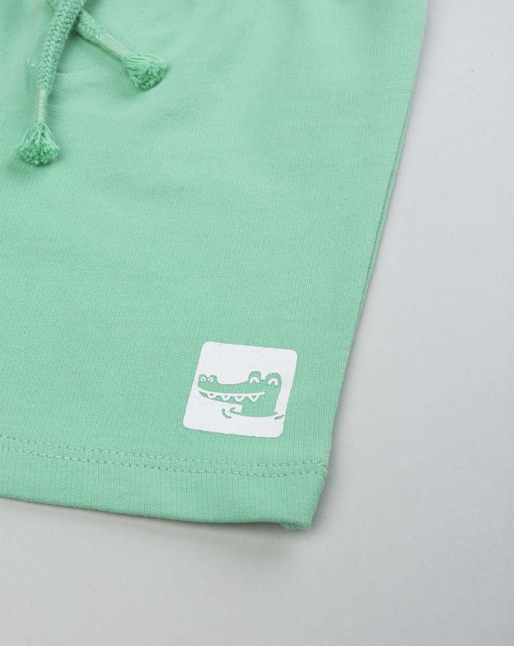 Shorts bimbo verde chiaro coccodrillo