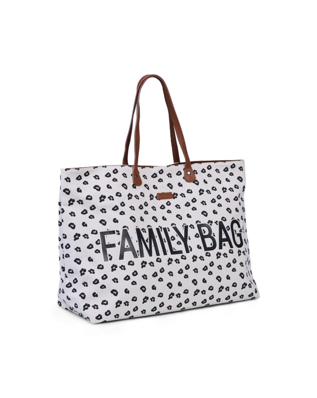 Borsa family bag in tela fantasia leopardo - childhome