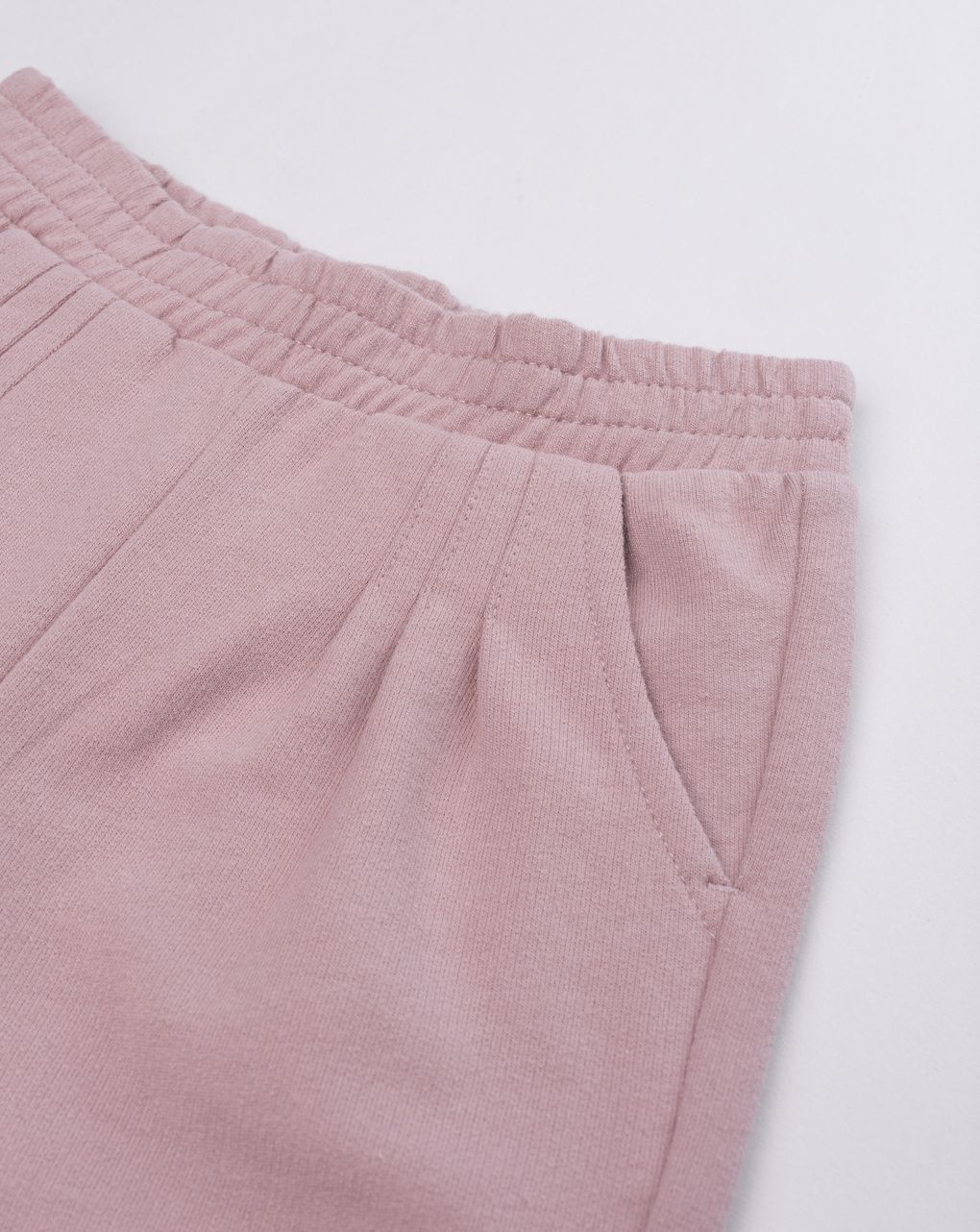 Pantaloni felpati bimba rosa