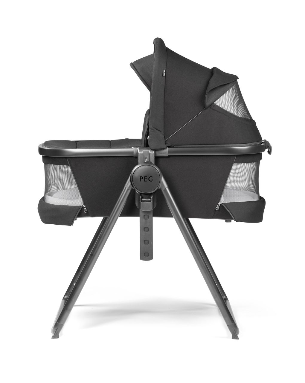 Navicella ypsi bassinet - true black - peg