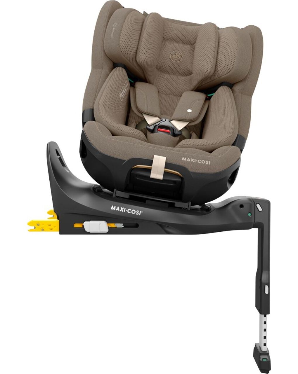 Seggiolino auto evolutivo emerald 360 pro authentic truffle 40-150cm (base integrata) - maxi cosi