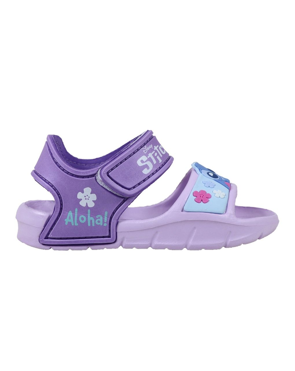 Sandalo bambina lilla stitch