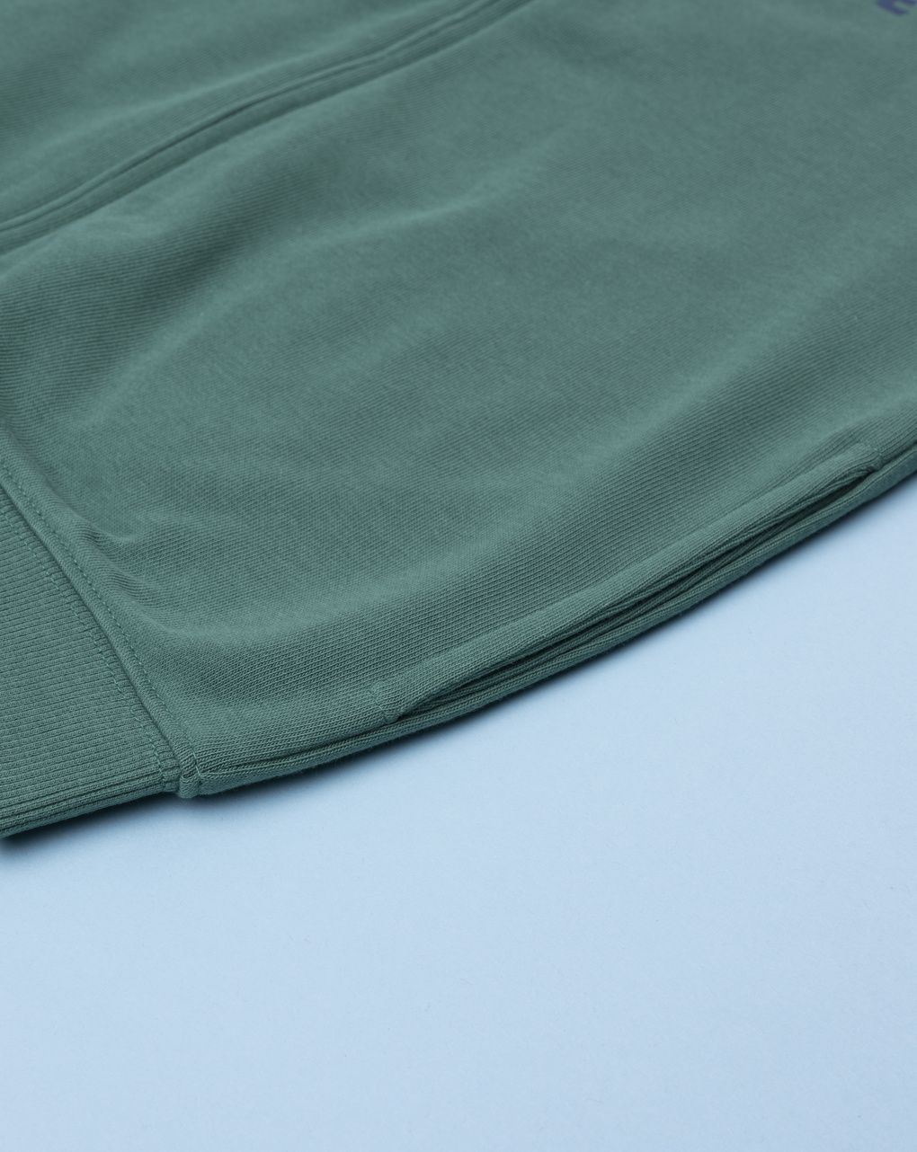 Felpa bimbo verde con stampa