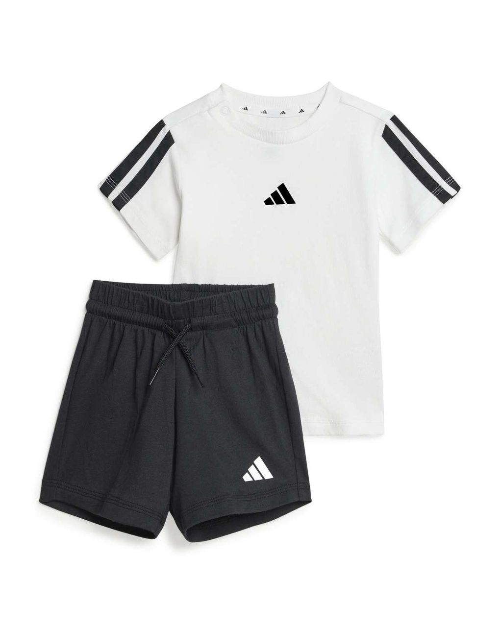 Completo nero/bianco adidas bambino
