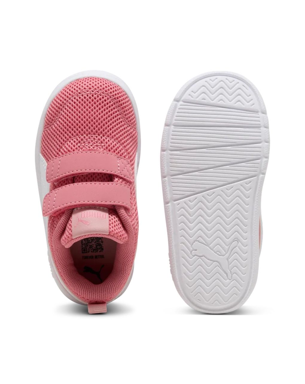 Scarpe bambina puma courtflex v3 mesh rosa