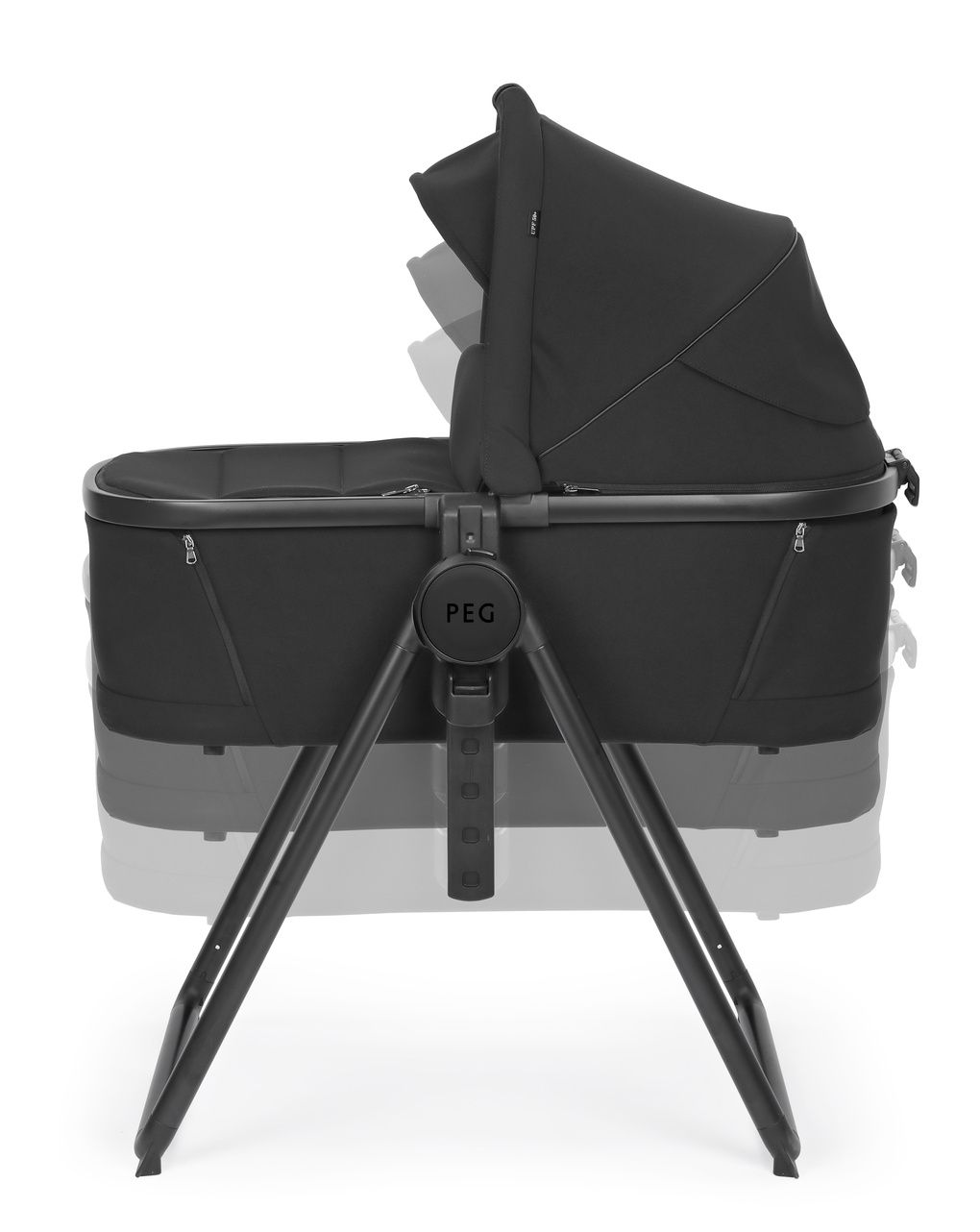 Navicella ypsi bassinet - true black - peg