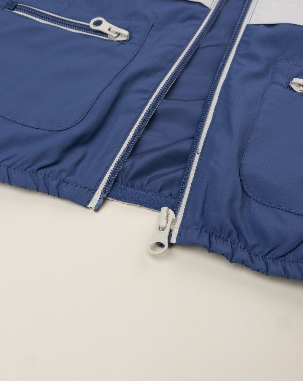 Antivento bimbo blu/beige
