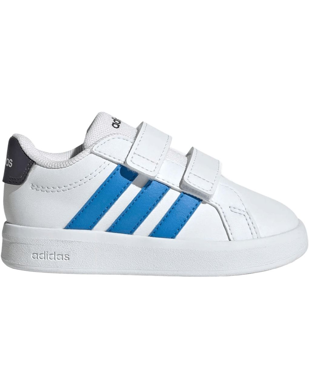 Scarpe adidas bimbo grand court bianco/blu