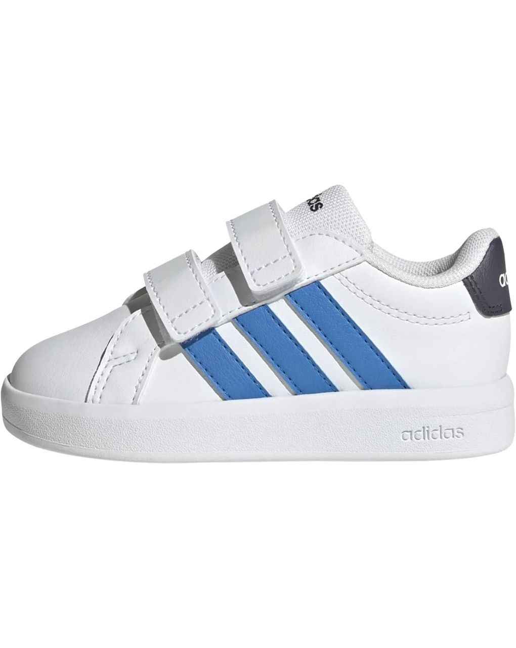 Scarpe adidas bimbo grand court bianco/blu
