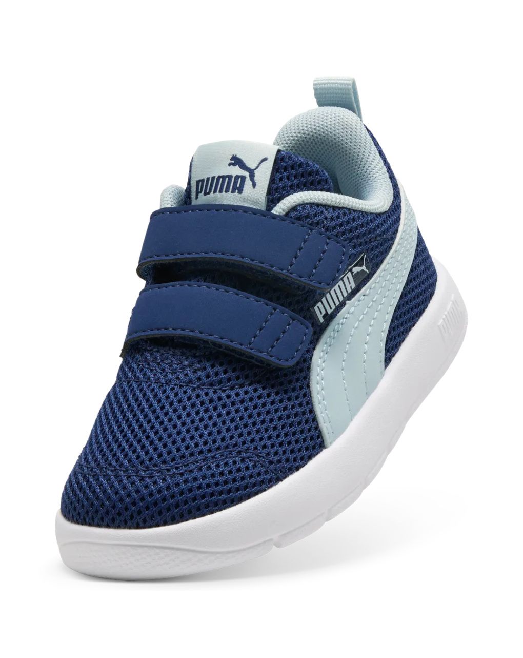 Scarpe bambino puma courtflex v3 mesh verde