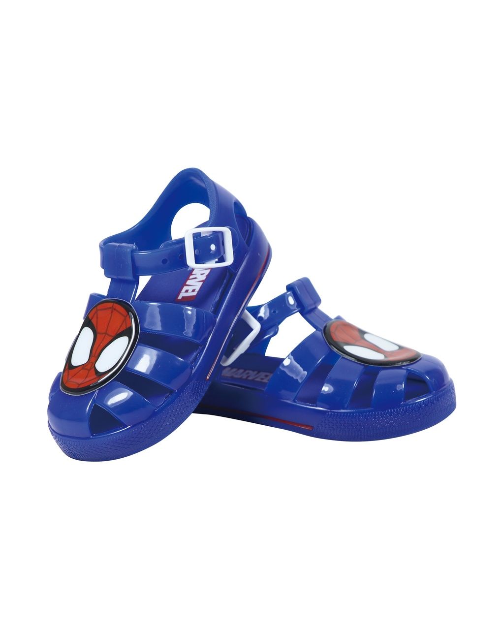 Sandalo jelly bimbo blu spiderman
