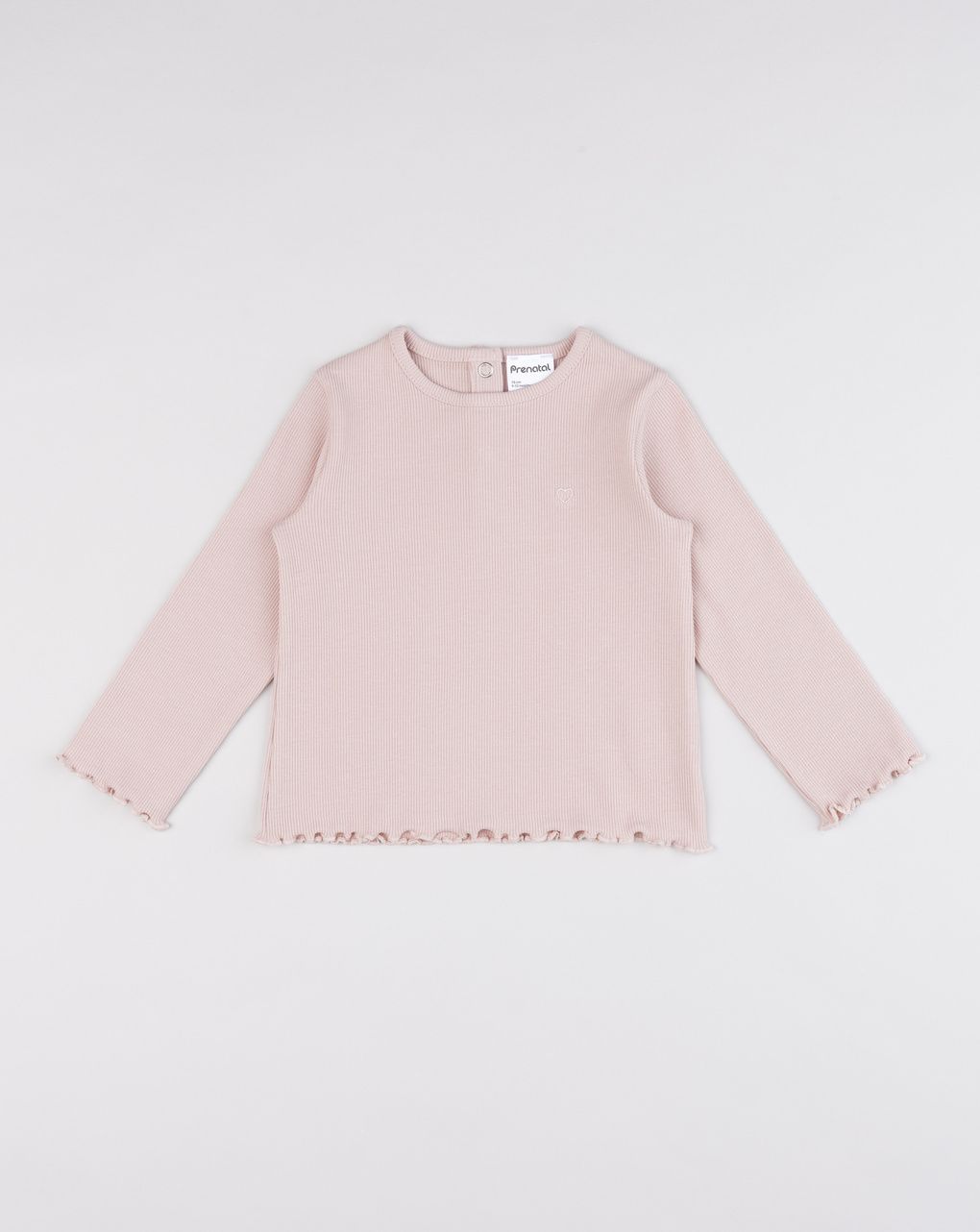 T-shirt bimba rosa costina