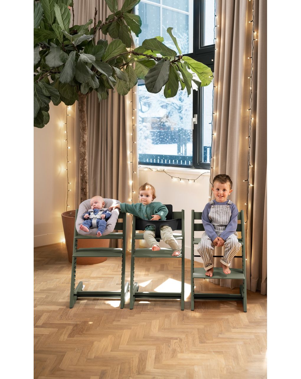 Sedia tripp trapp®  faggio - prodotto personalizzabile -  limited ed.- marble green - stokke®