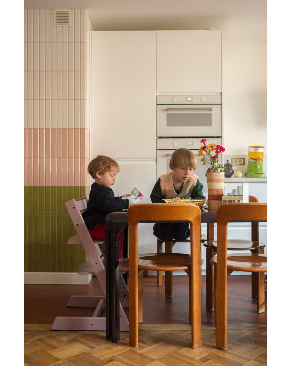 Sedia tripp trapp®  faggio - prodotto personalizzabile - heather mauve - stokke®