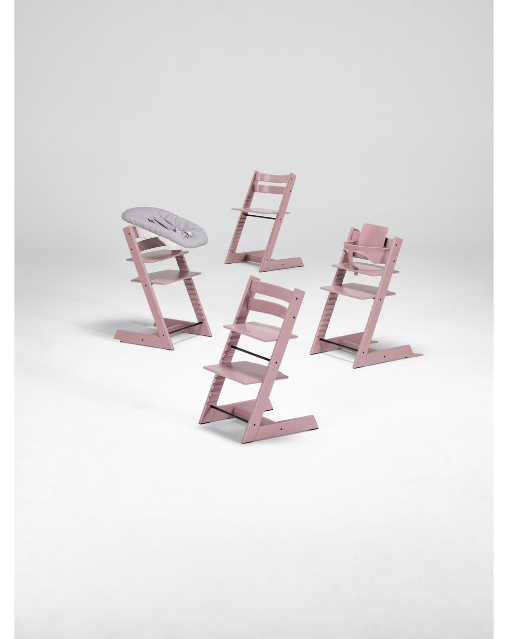 Sedia tripp trapp®  faggio - prodotto personalizzabile - heather mauve - stokke®