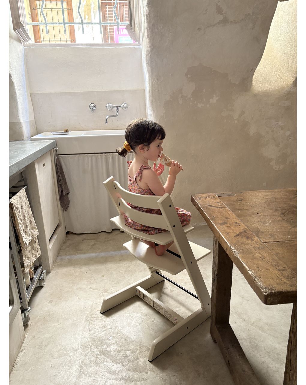 Sedia tripp trapp®  faggio - prodotto personalizzabile - vanilla white - stokke®