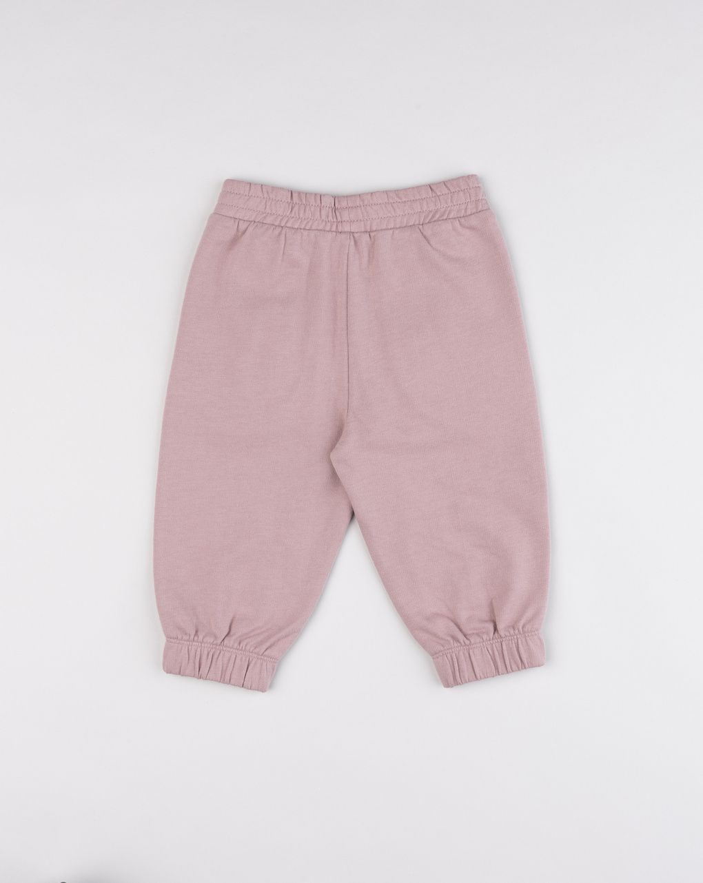 Pantaloni felpati bimba rosa