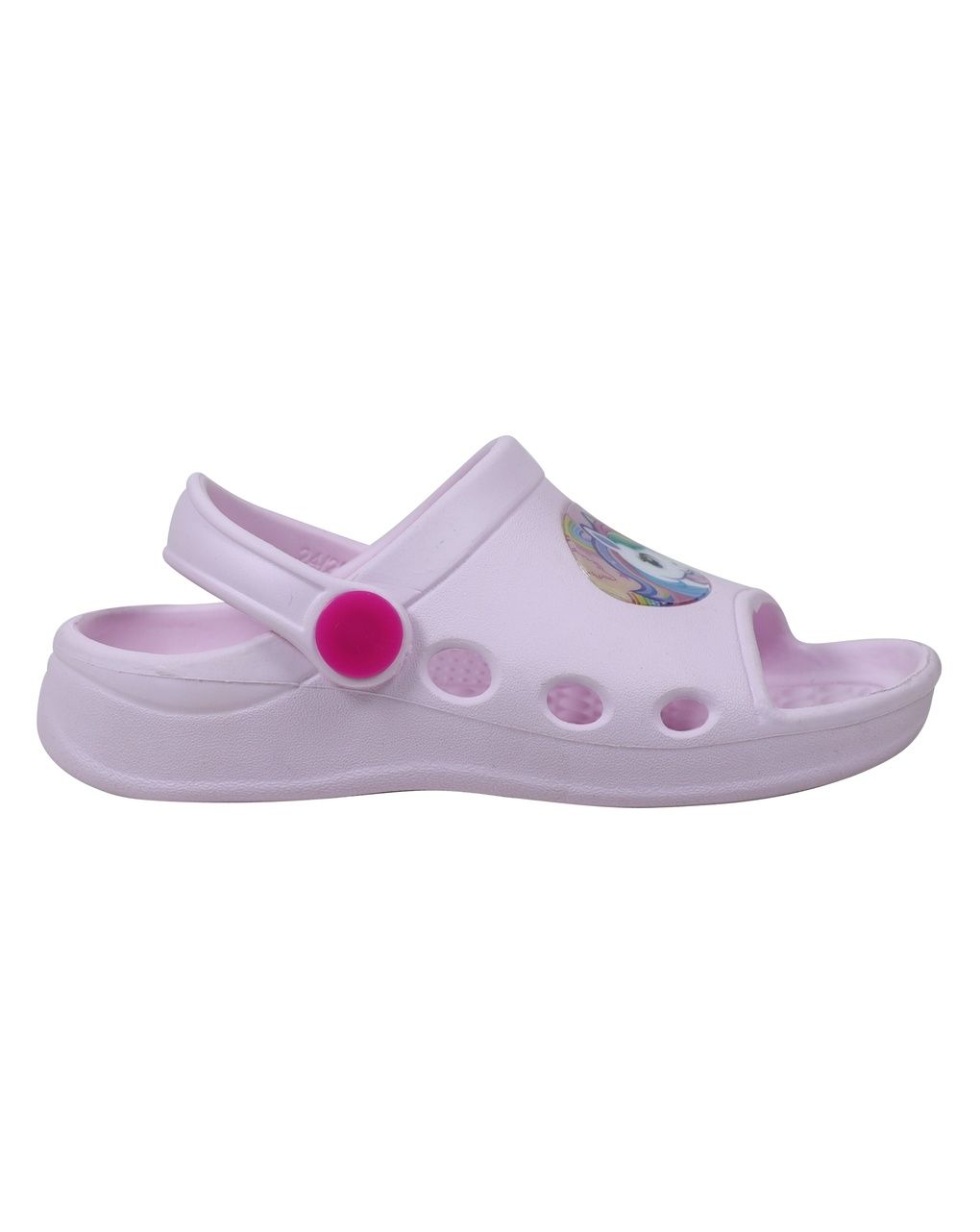 Sabot punta aperta bimba lilla unicorno