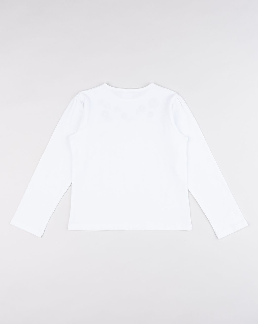 T-shirt bambina bianca fiori