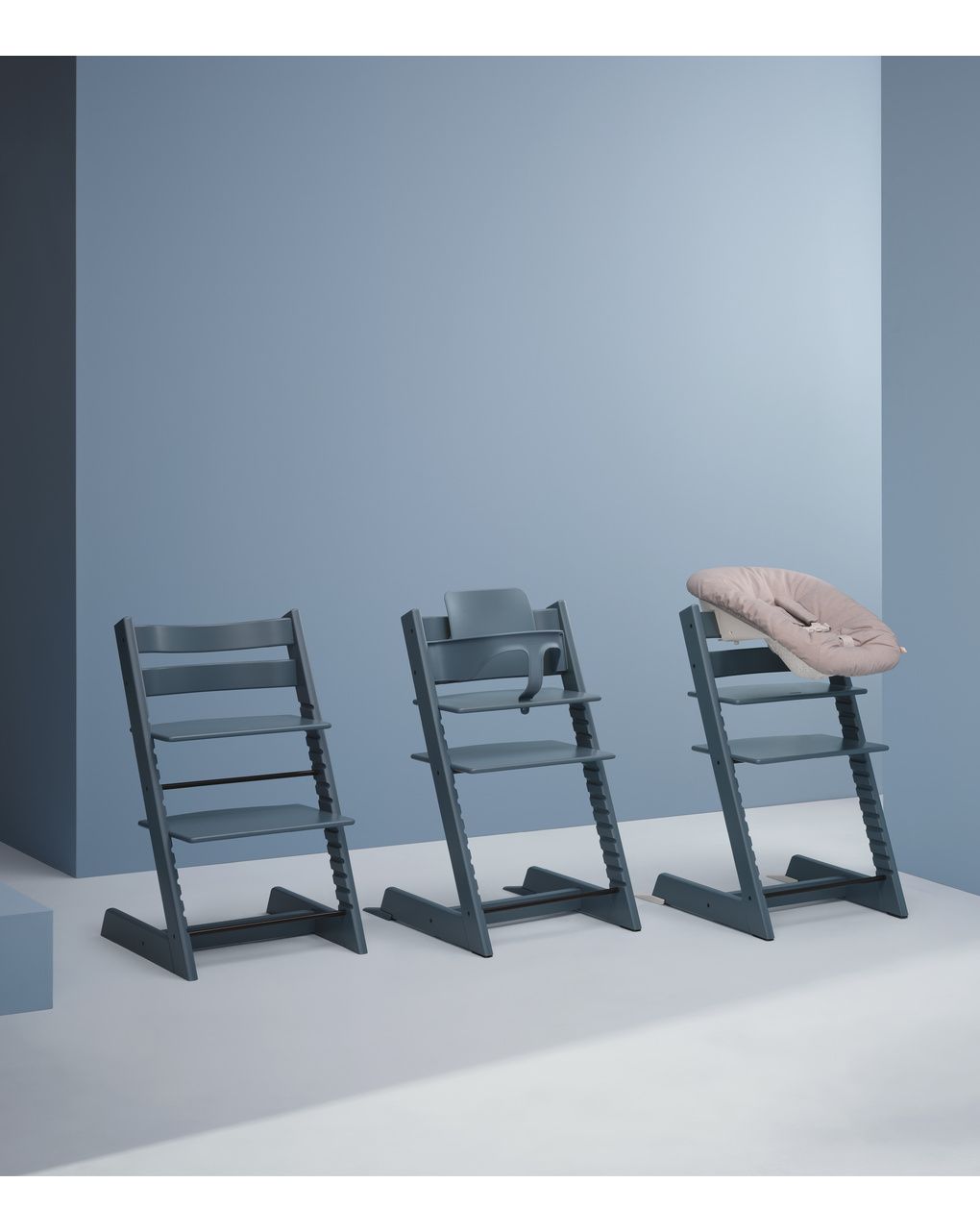 Sedia tripp trapp®  faggio - prodotto personalizzabile - fjord blue- stokke®