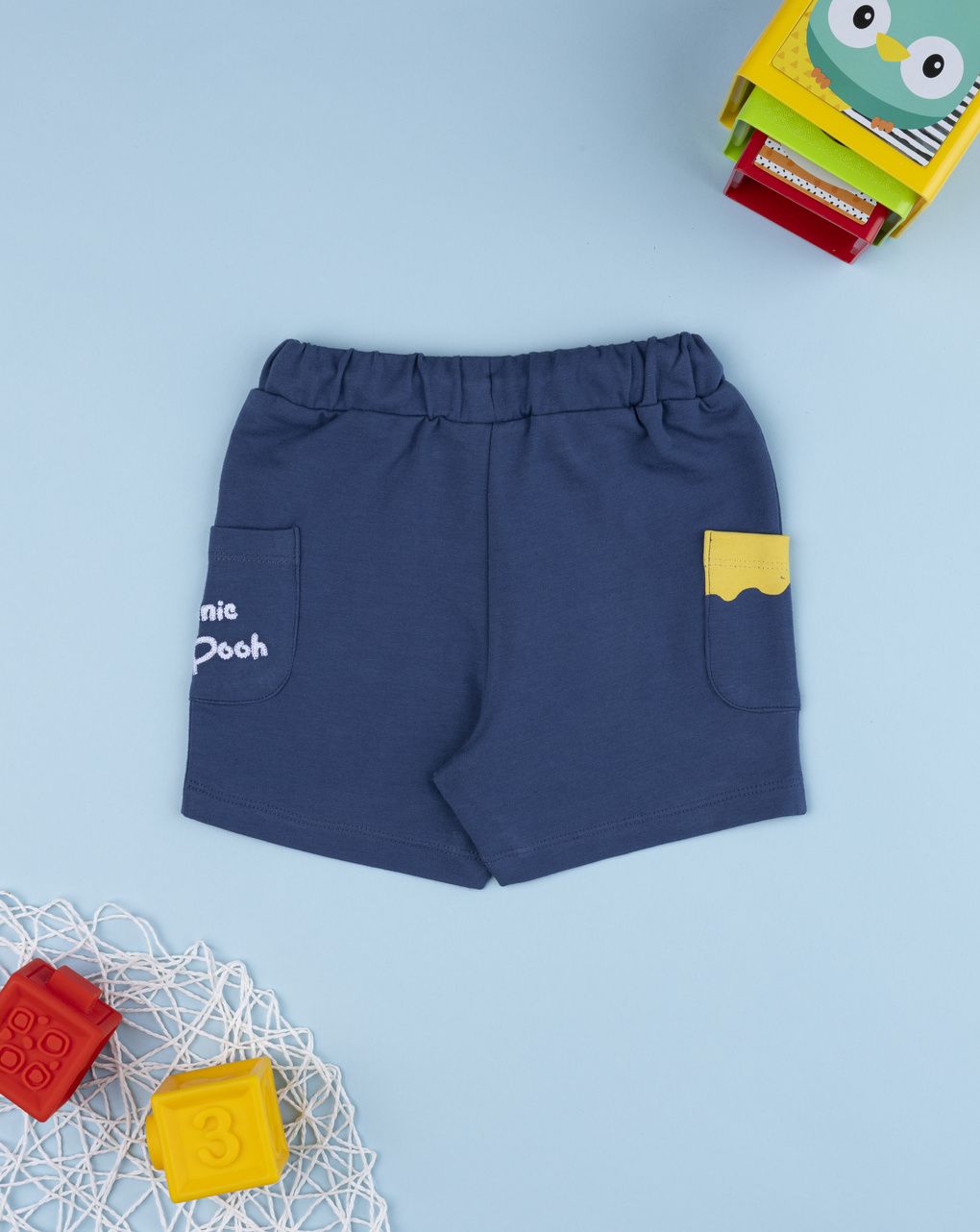 Shorts blu bimbo winnie the pooh