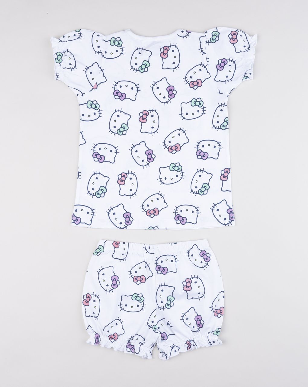 Pigiama corto bambina hello kitty  allover