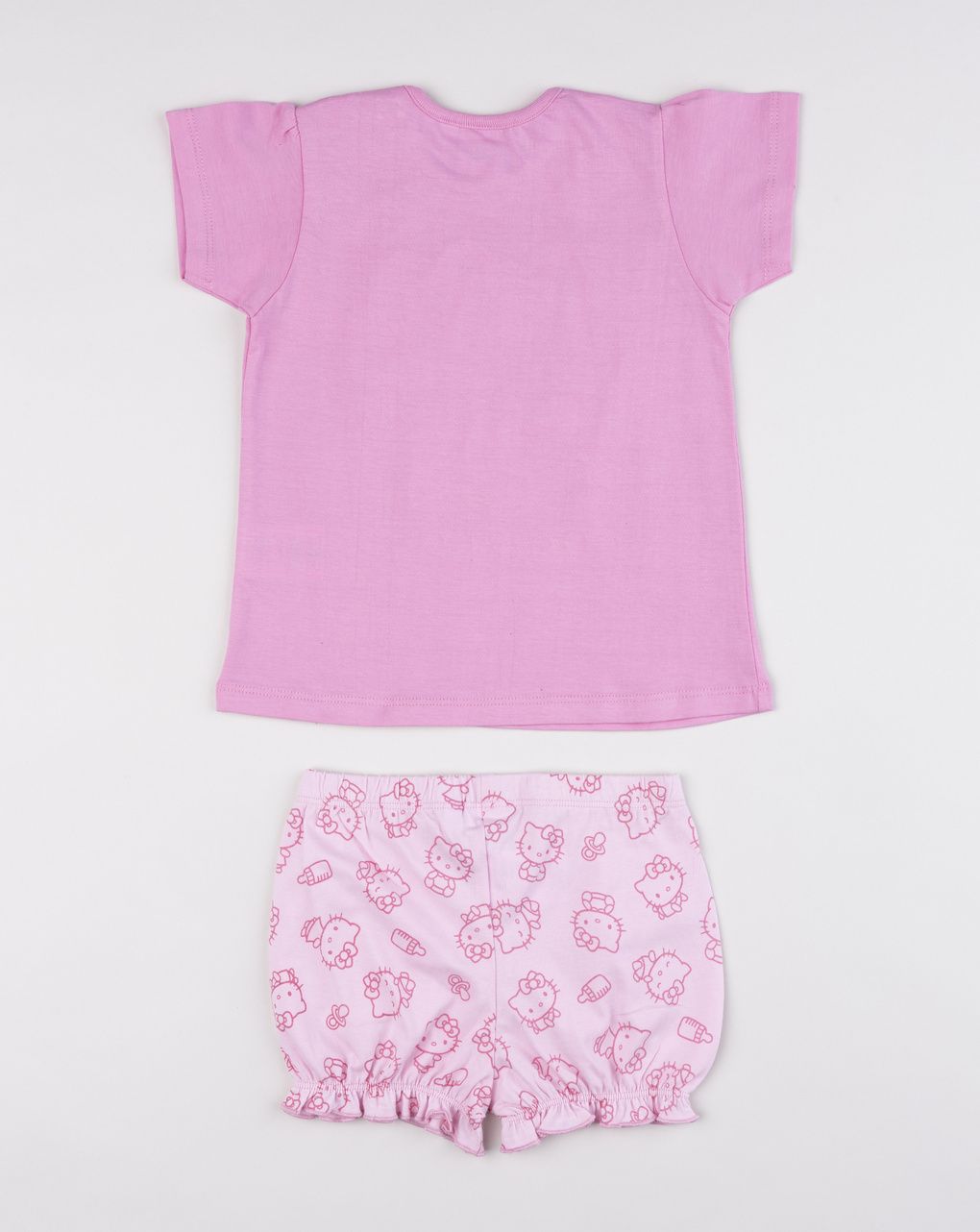 Pigiama estivo bimba hello kitty rosa