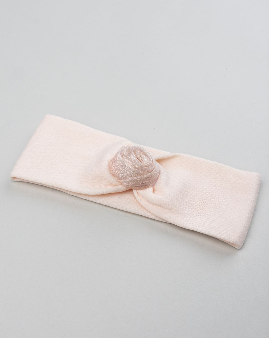 Fascia capelli neonata rosa fuore in organza