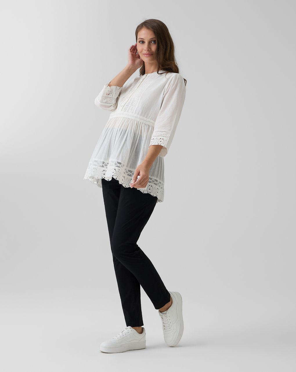 Blusa premaman bianca sangallo