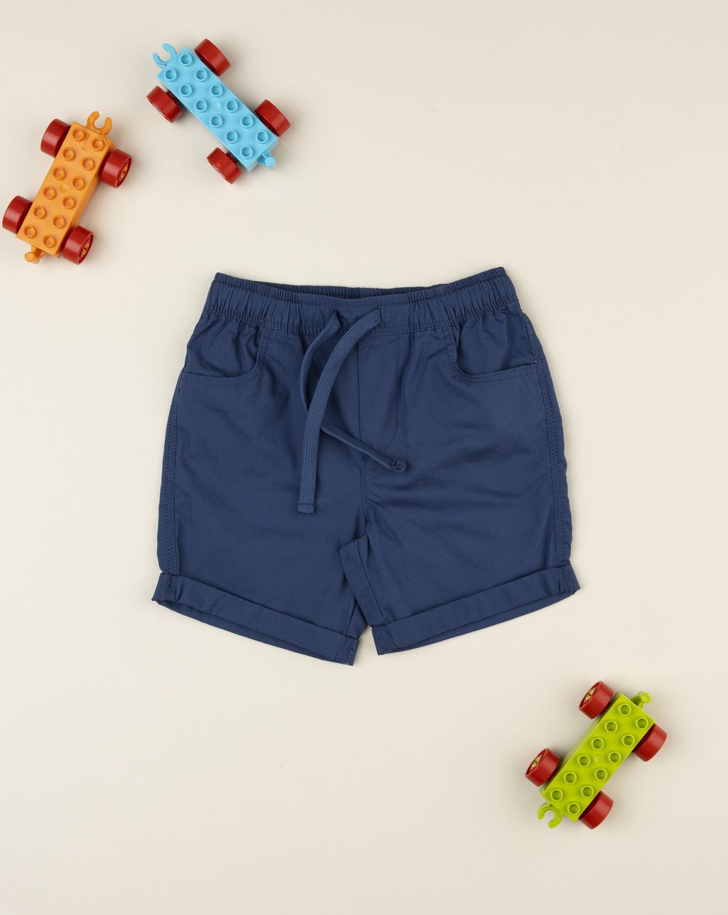 Shorts bimbo blu