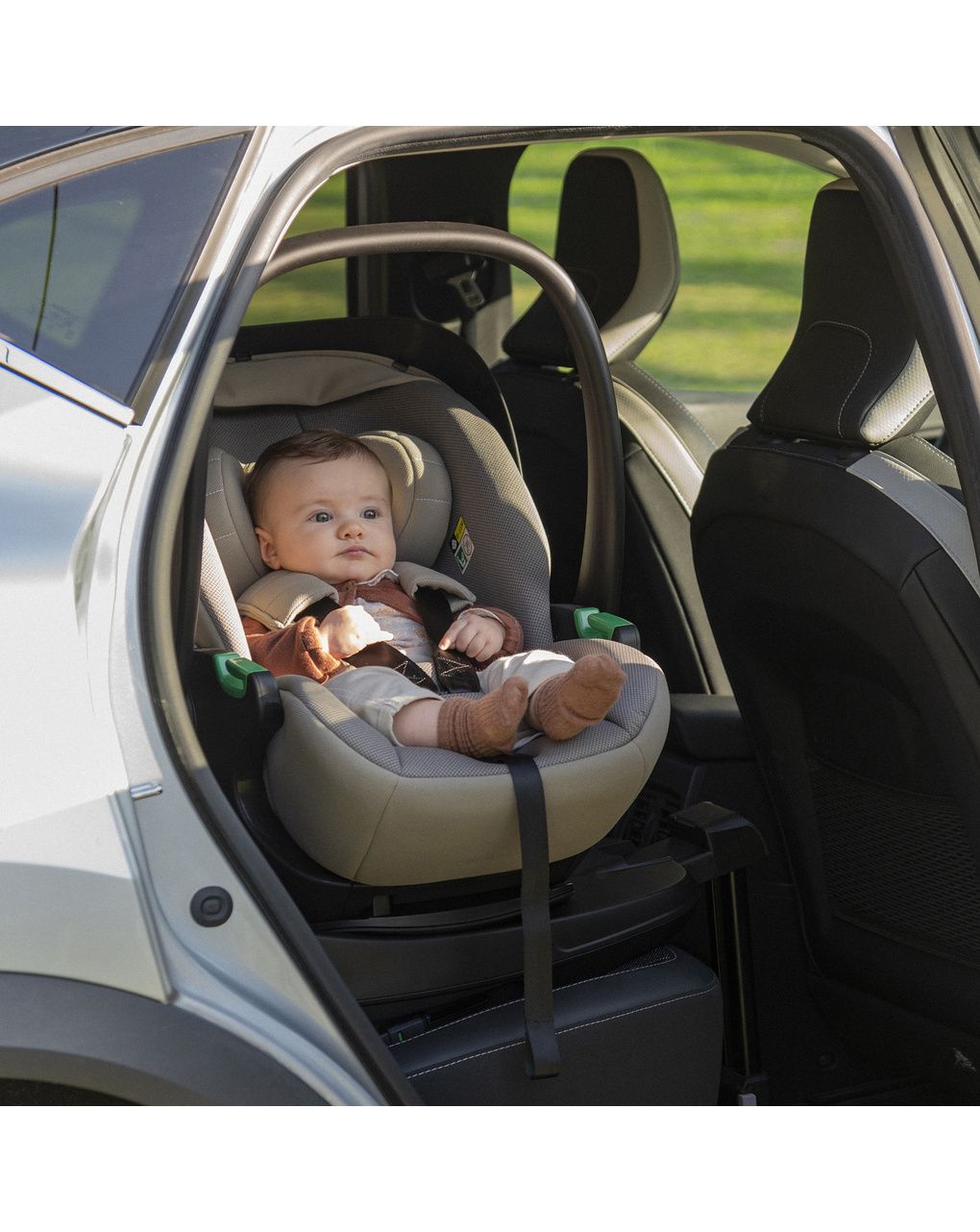 Trio tictoc + seggiolino rek black+ adattatore -  desert - foppapedretti