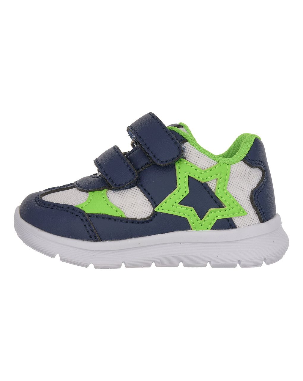 Sneaker con doppio strappo e suola leggera - chicco