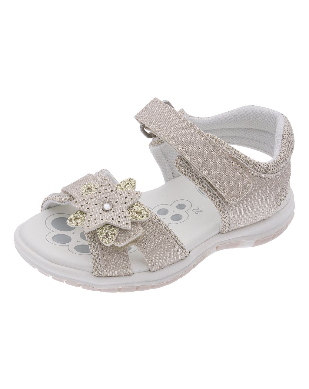 Sandalo bambina chicco fecola elegante con fiore