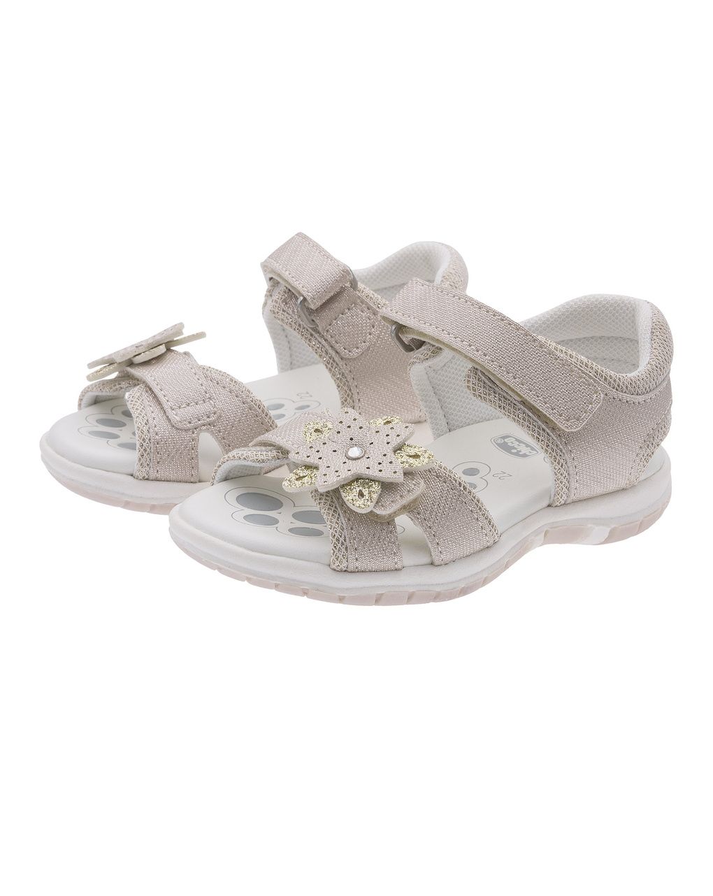 Sandalo bambina chicco fecola elegante con fiore