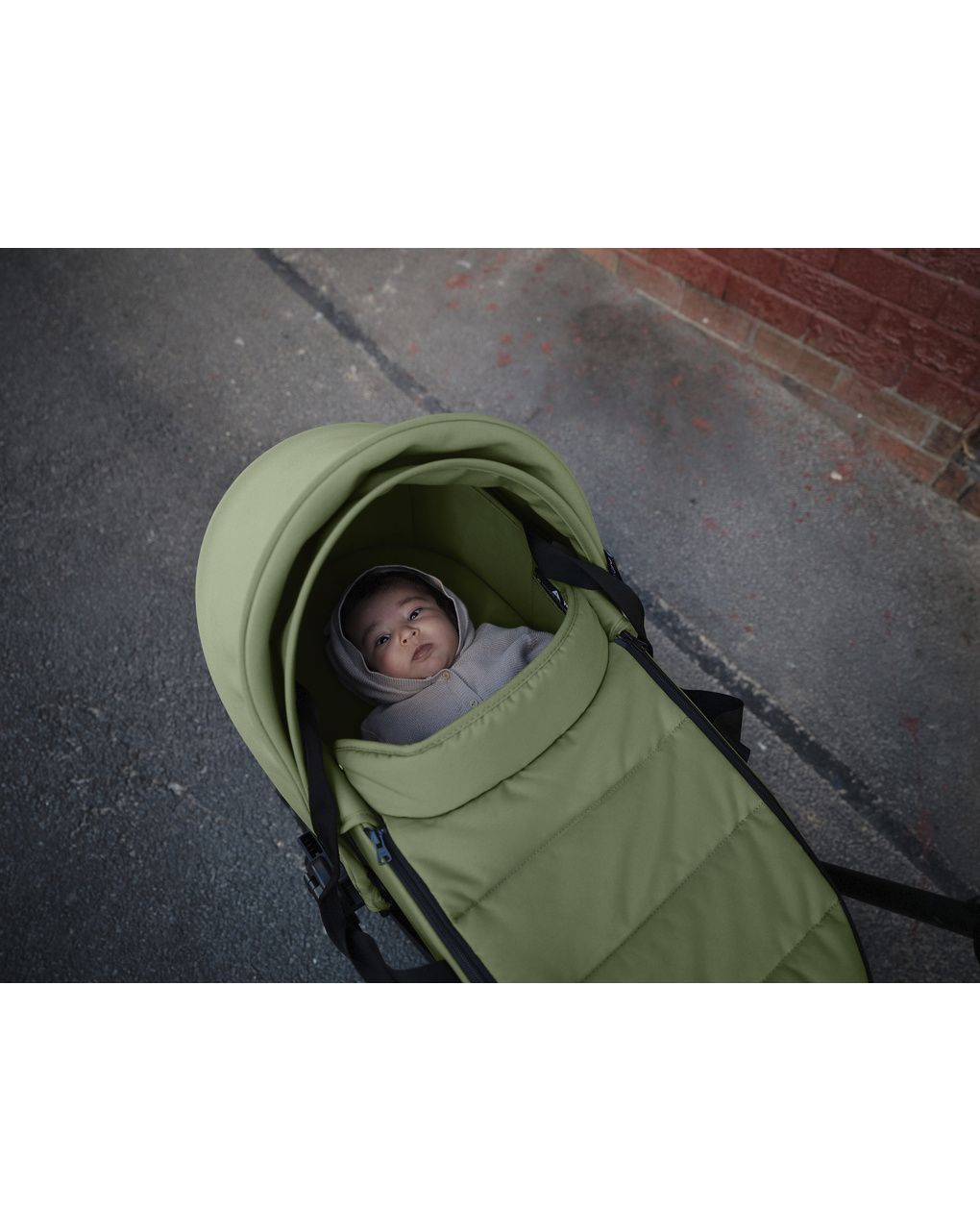 Navicella neonati - olive - stokke yoyo®